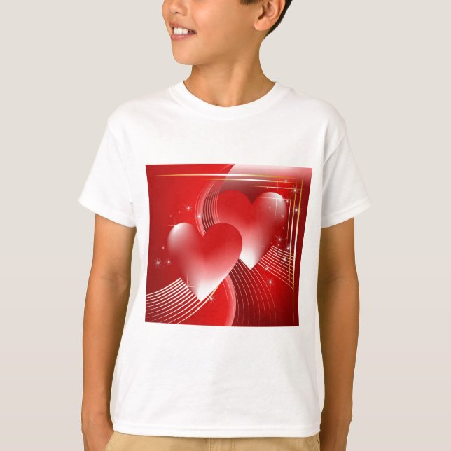 Red Hearts T-Shirt (Front)