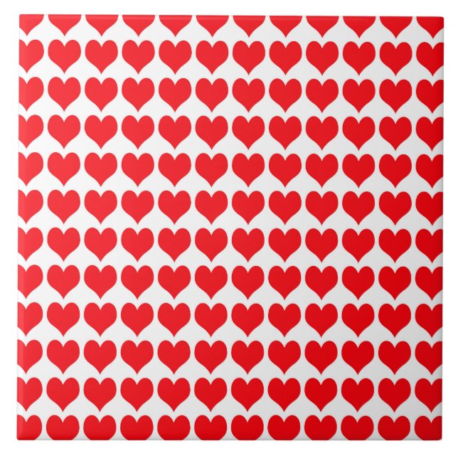 Red Hearts Tile (Front)