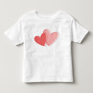 Red hearts toddler t-shirt