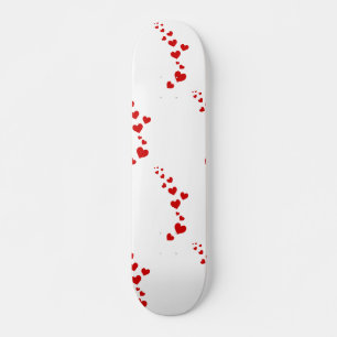 Red hearts Valentine Special Skateboard
