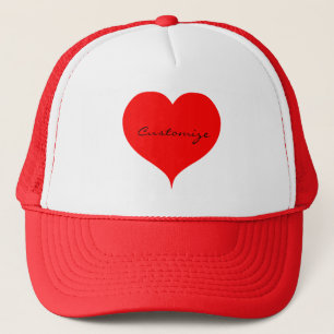 Red Hearts Valentine Thunder_Cove Trucker Hat
