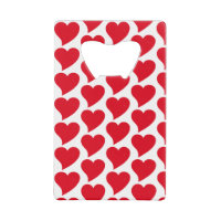 Red Hearts White Background Personalized Custom