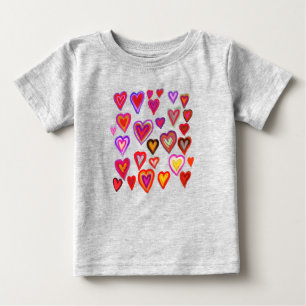 Red hearty design T-Shirt
