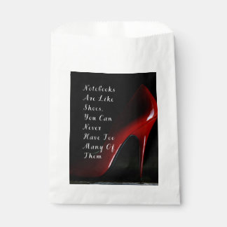 Red Heels Notebooks are like shoes favour bags