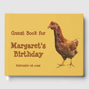 Red Hen Chicken Bird Bird Anniversday Party Livre 