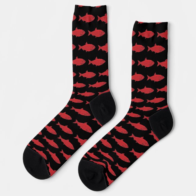 Red Herring Socks (Left)
