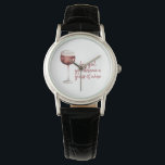 Red Hey Girl You Deserve A Glass Of Wine Quote Watch<br><div class="desc">Red Hey Girl You Deserve A Glass Of Wine Quote</div>