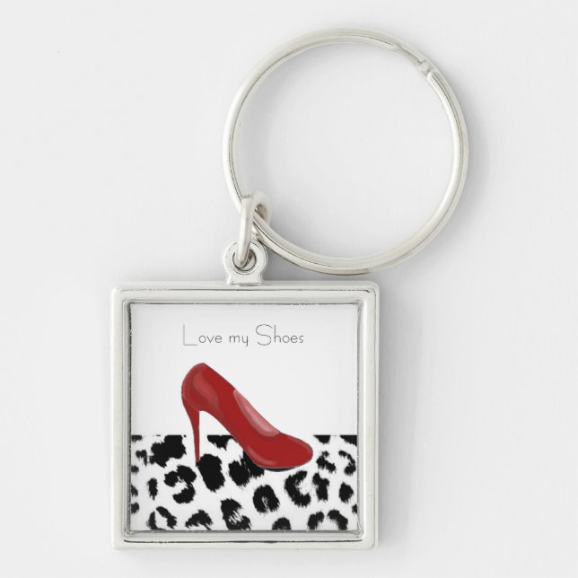 Red High Heels Keychain (Front)