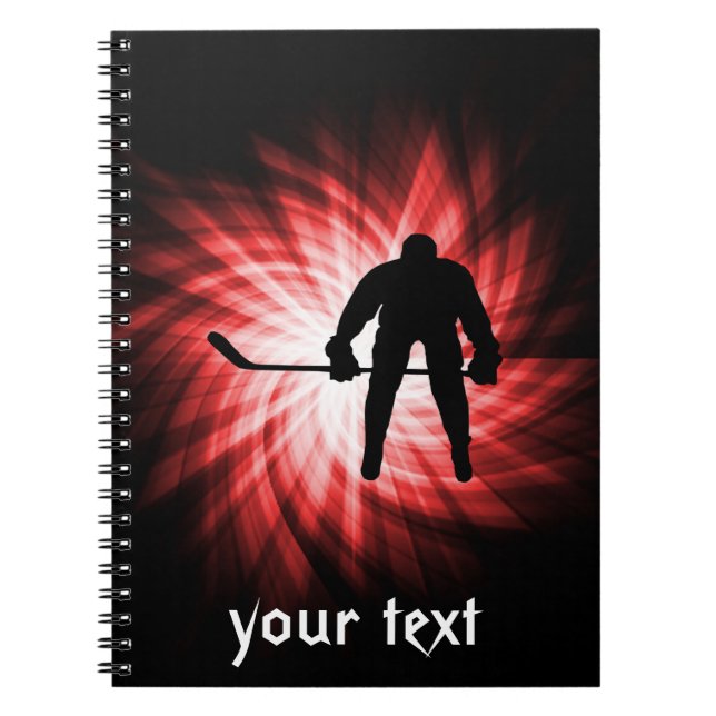 Red Hockey Notebook (Front)