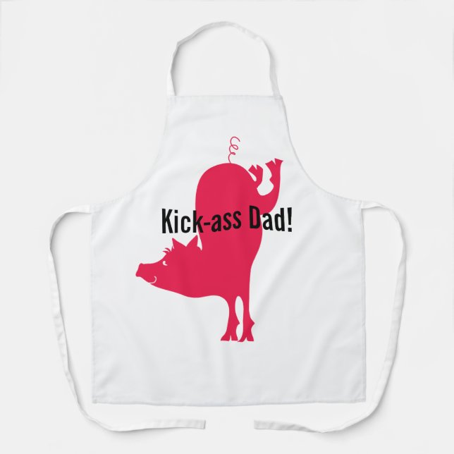 Red Hog Barbeque Apron (Front)