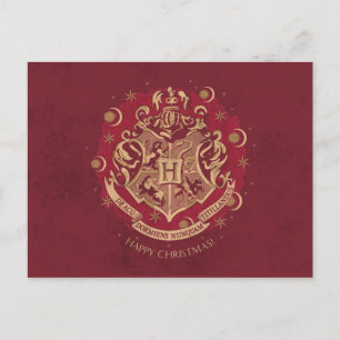 Red HOGWARTS™ Crest Holiday Wreath