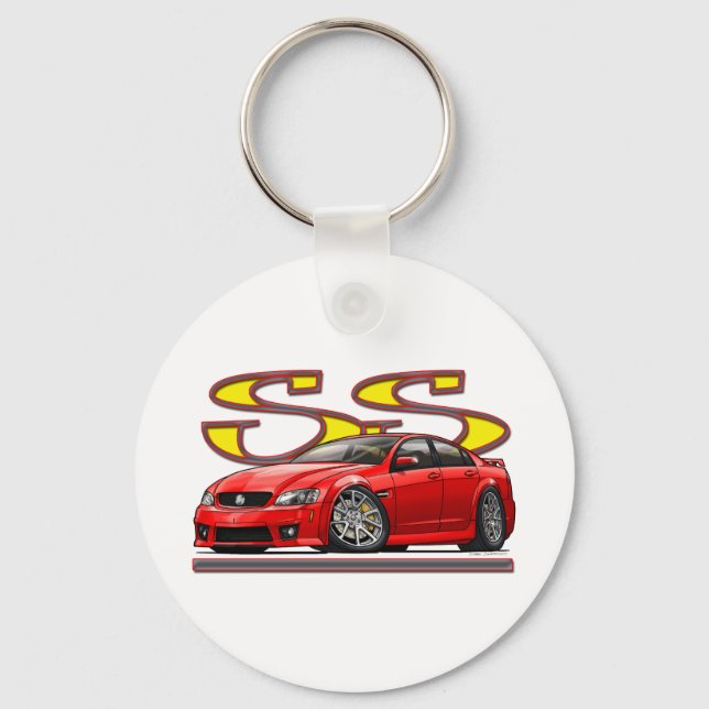 Red_Holden_V8.png Keychain (Front)