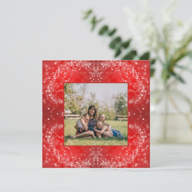 Red Holiday Card (Standing Front)