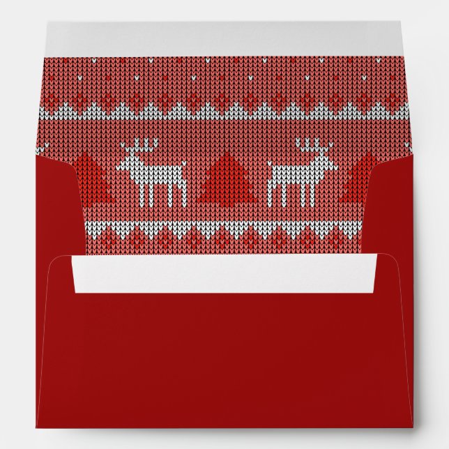 Red Holiday Envelope (Back (Bottom))