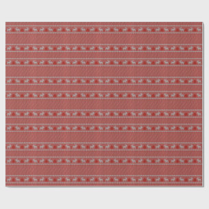 Red Holiday Party Wrapping Paper