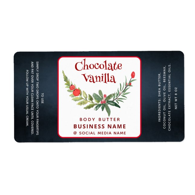 Red Holiday produit de typographie de brunch saint (Devant)