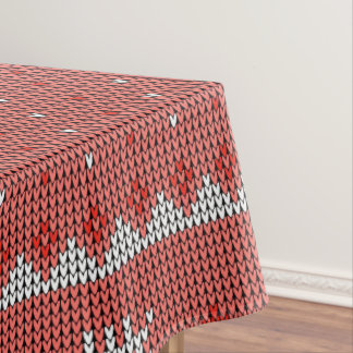 Red Holiday Tablecloth