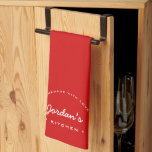 Red Homemade with Love Custom Your Kitchen Kitchen Towel<br><div class="desc">Introducing our "Red Homemade with Love Custom Your Kitchen Kitchen Towel" – a culinary essential infused with personal flair, designed to elevate every cooking endeavour. Embrace the joy of cooking with a personalized touch. This kitchen towel becomes a canvas for your creativity, allowing you to customize it with a name...</div>