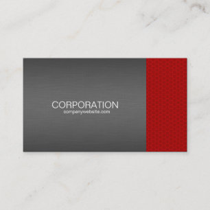 Red honeycomb professional, elite business card