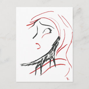 Red Hood & Wolf Postcard