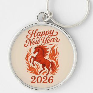 Red Horse 2026 Keychain