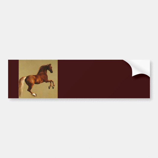 RED HORSE BUMPER STICKER (Front)