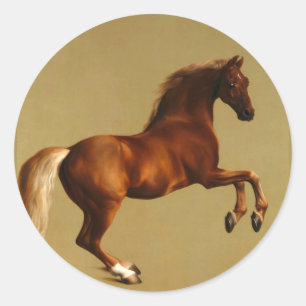 RED HORSE CLASSIC ROUND STICKER