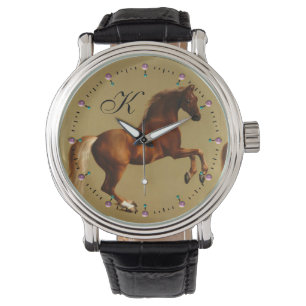 RED HORSE MONOGRAM WATCH