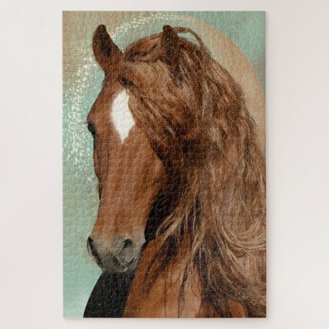 Red Horse - Puzzle (Vertical)