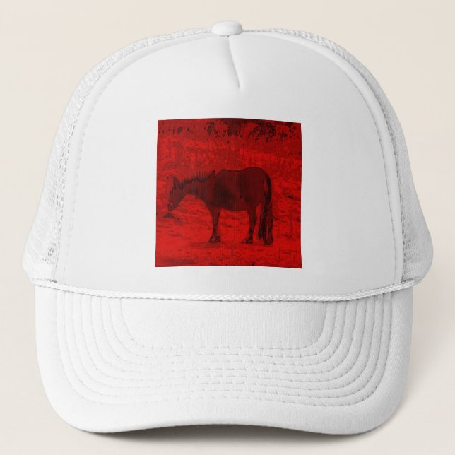 Red Horse Trucker Hat (Front)