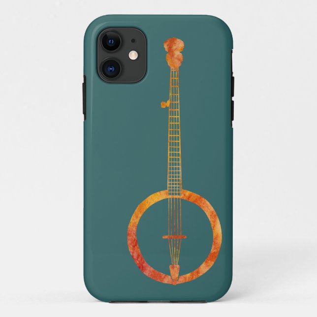 Red Hot Banjo Case-Mate iPhone Case (Back)