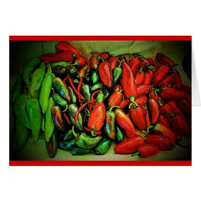 Red Hot Birthday Card (Front Horizontal)