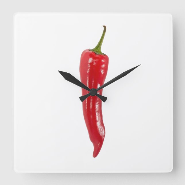 Red Hot Chili Clock (Front)