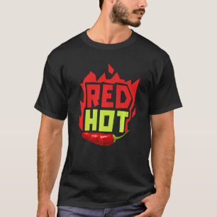 Red Hot Chili Flavour Spicy Food  Chipotle Squad T-Shirt