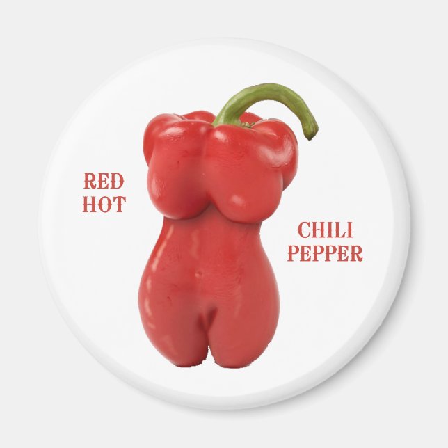 Red Hot Chili Pepper Magnet (Front)