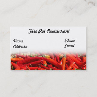 Red Hot Chili Peppers Business Card