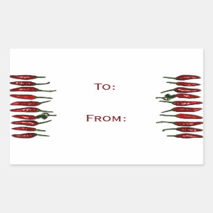 Red Hot Chili Peppers Gift Tag