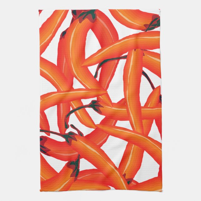 Red Hot Chili Peppers Kitchen Towel (Vertical)