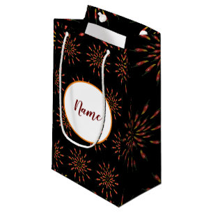 Red Hot Chili Peppers Mandala Art Personalized Small Gift Bag