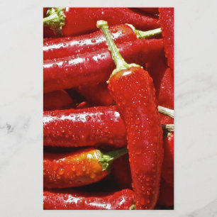 Red hot chilli peppers stationery