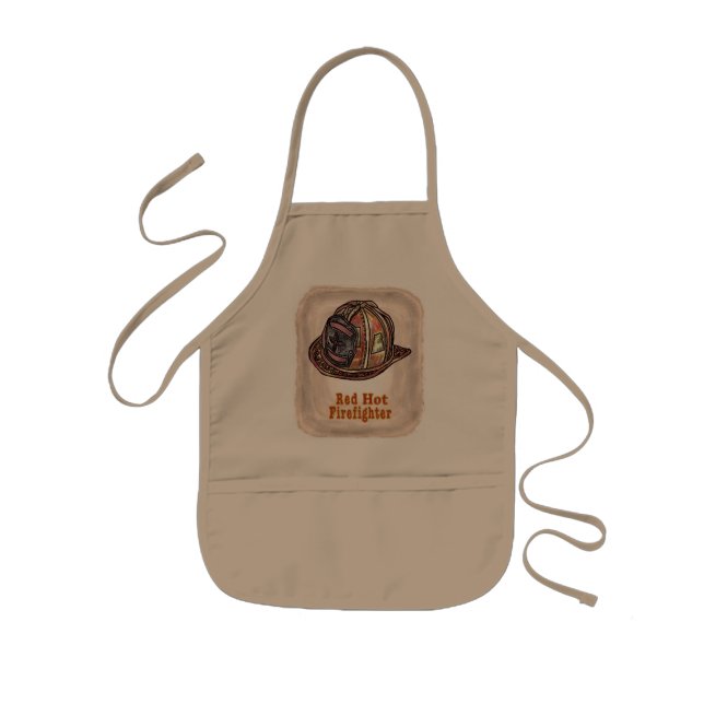 Red Hot FireFighter  Apron (Front)