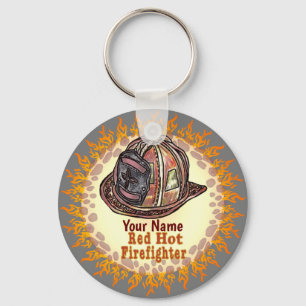 Red Hot Firefighter  keychains