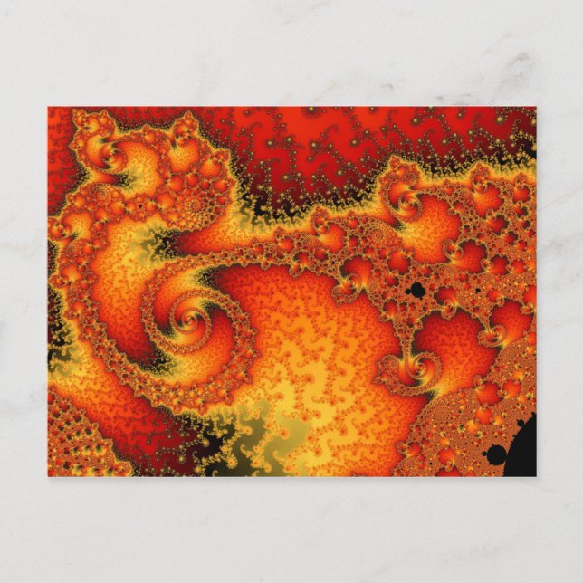 Red Hot Firepit Postcard (Front)