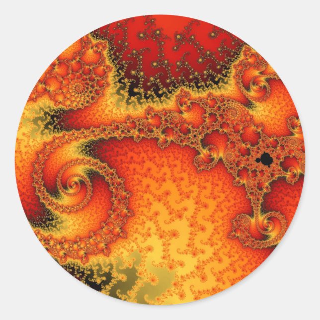 Red Hot Firepit Stickers (Front)