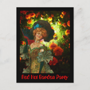 Red Hot Garden Party Postcard