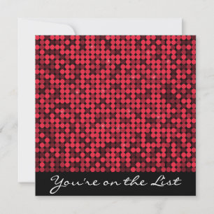 Red Hot Glam Invitation