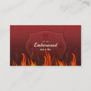 Red Hot Grill Business Card