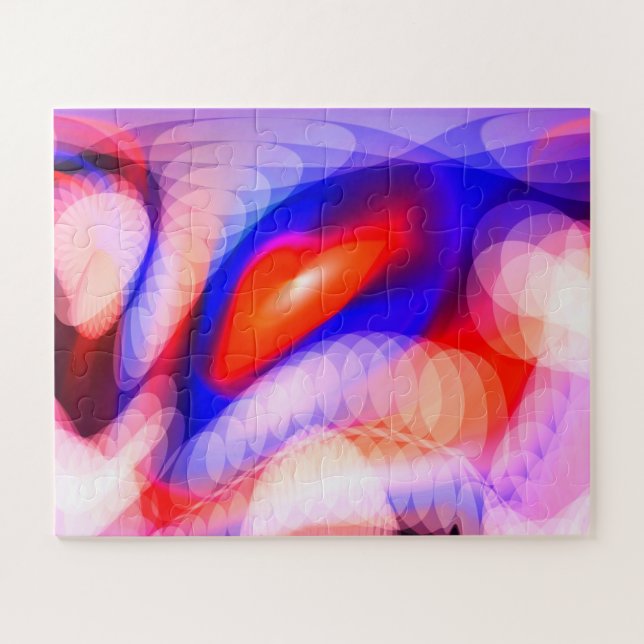 Red hot landing art jigsaw puzzle (Horizontal)