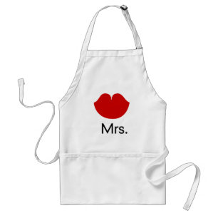 Red hot lips and mrs. standard apron