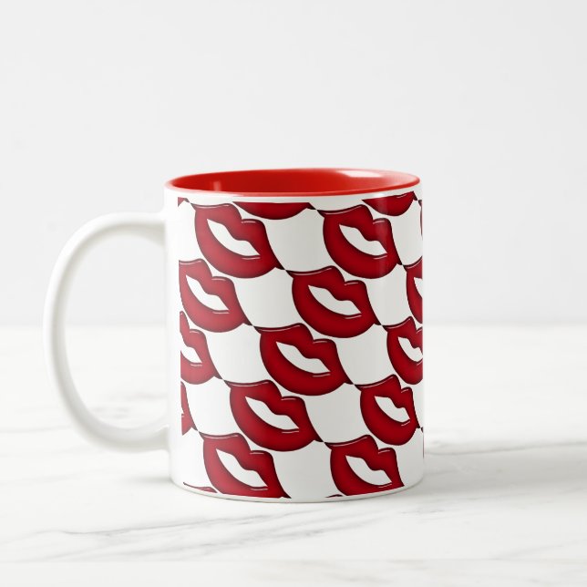 Red Hot Lips Coffee Mug (Left)